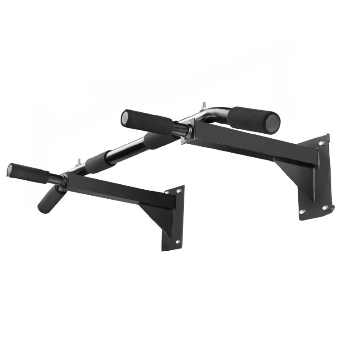 Classic Pro Pull Up Bar - V1 - Wall Mounted Multi Grip Upper Body Workout - Black
