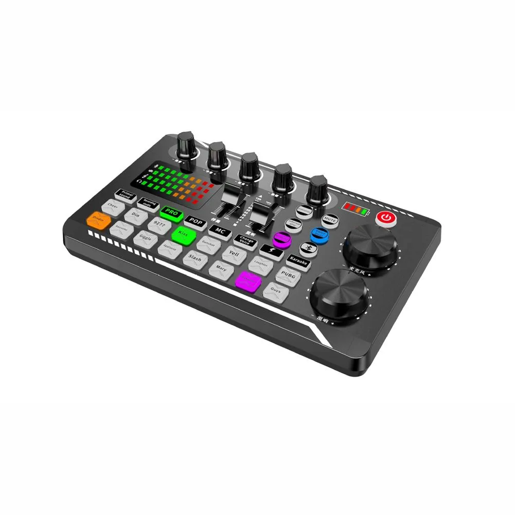 F998 Sound Card, Noise Reduction, Live Broadcast Compatible