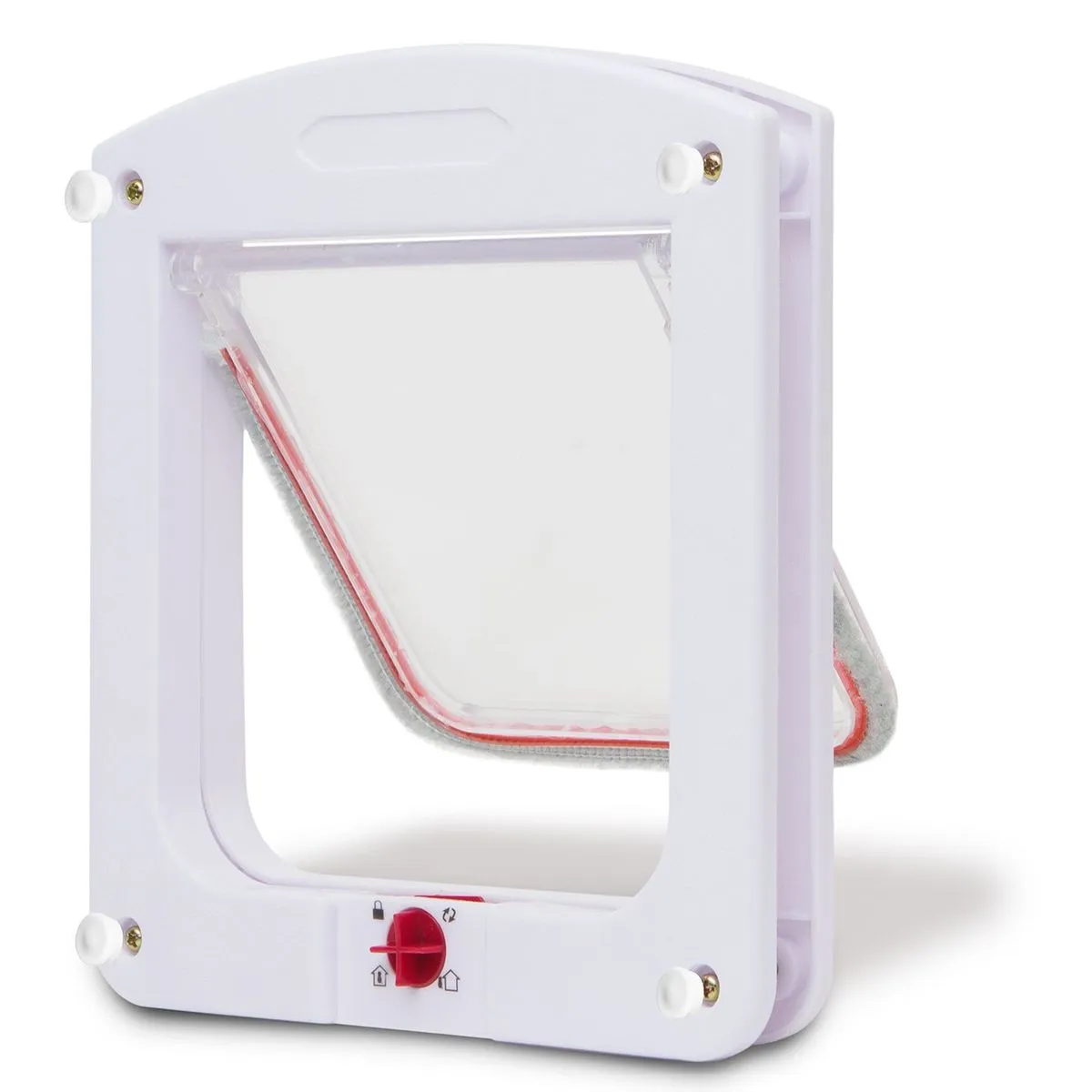 Cat Doors for Interior Doors(24.4×20.3×3cm) - White