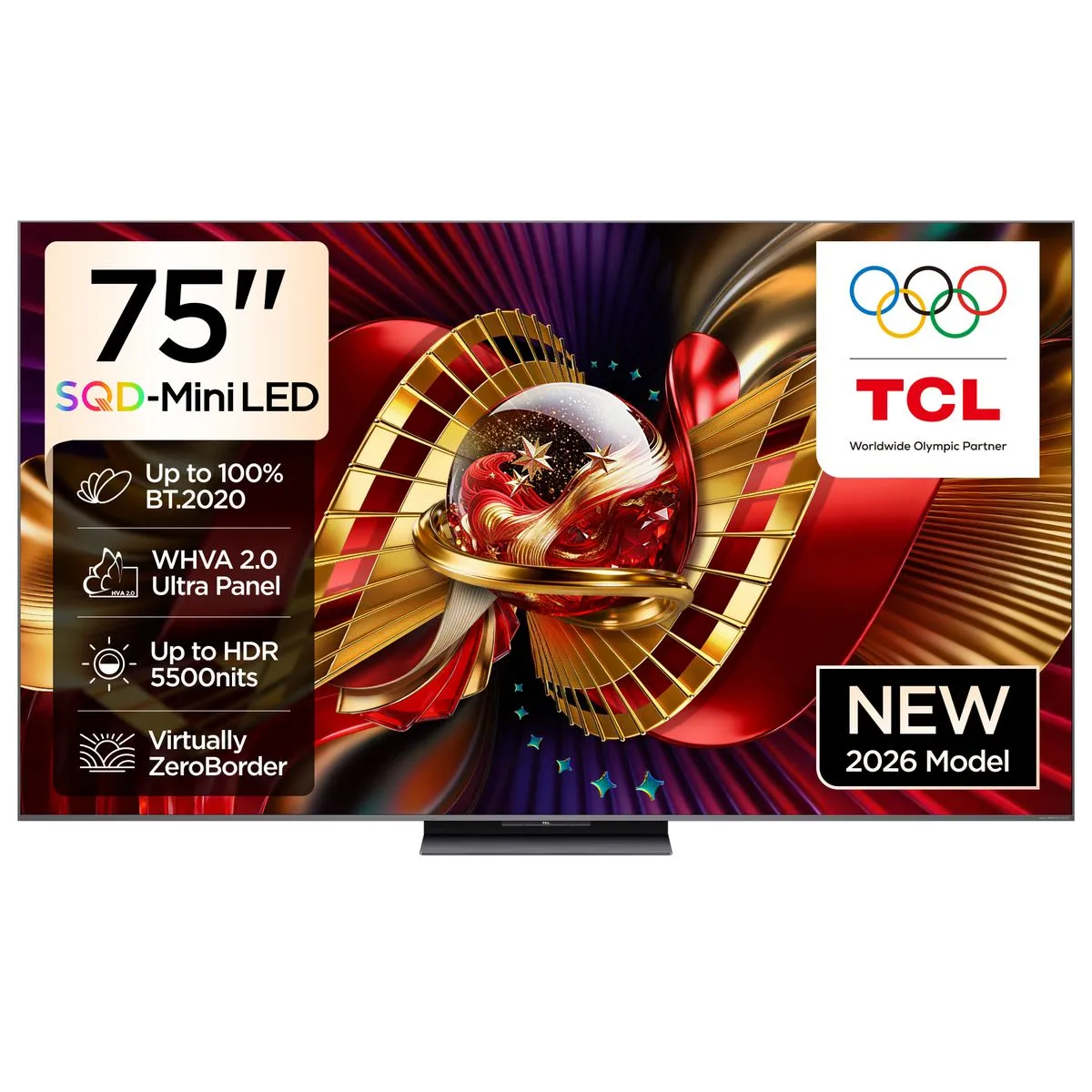 TCL 75" C8L 144Hz SQD MiniLED Google Smart TV with Bang & Olufsen Speakers