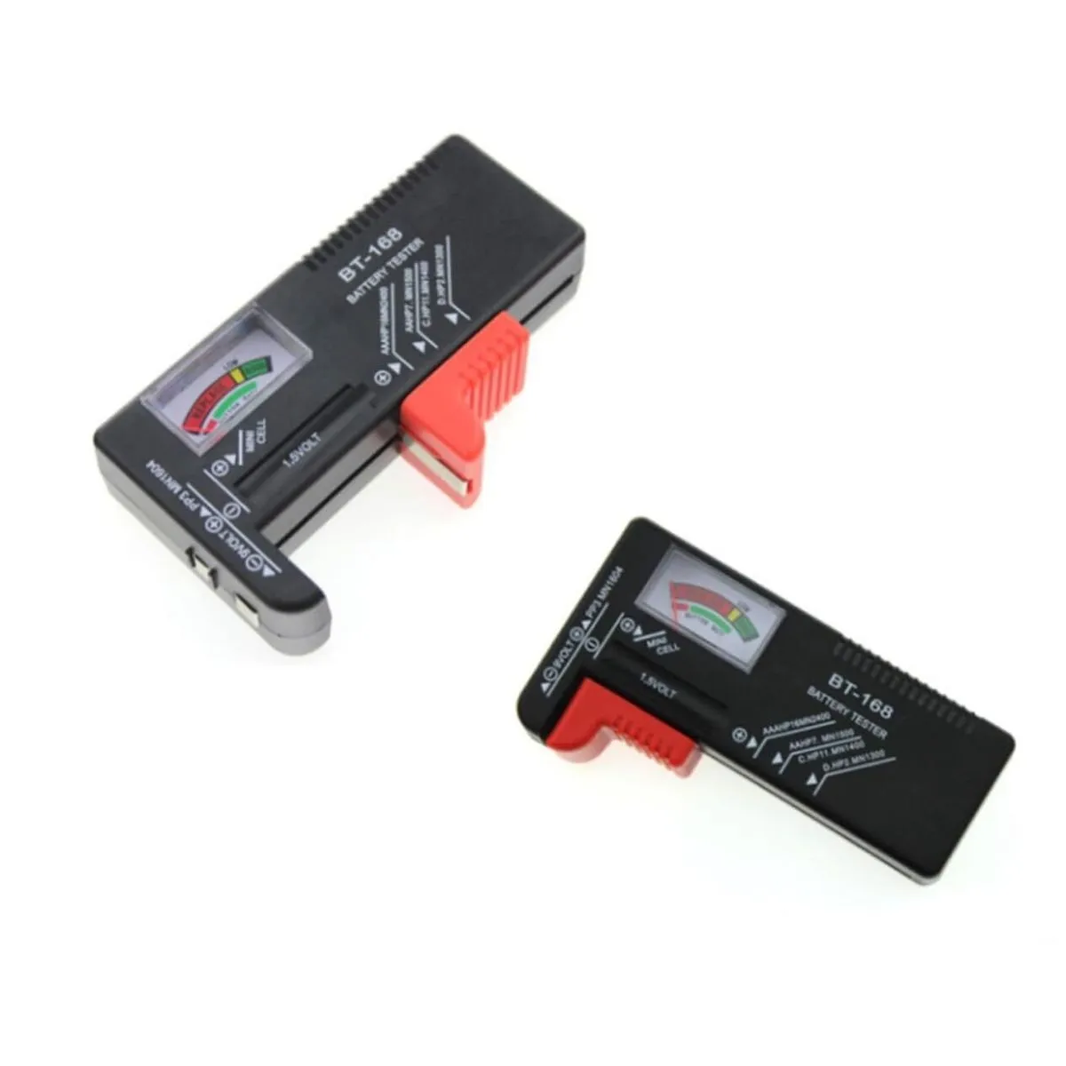 Portable Battery Tester for AA AAA Batteries with Pointer Display