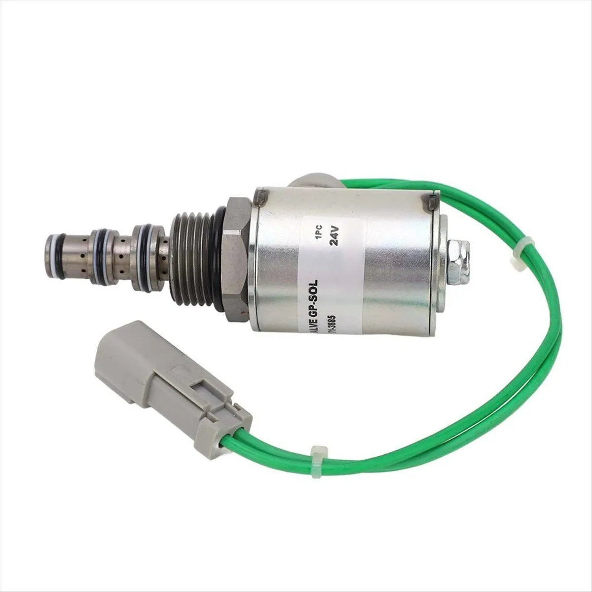 24V Solenoid Valve 171-3685 1713685 for Caterpillar Compatible with None