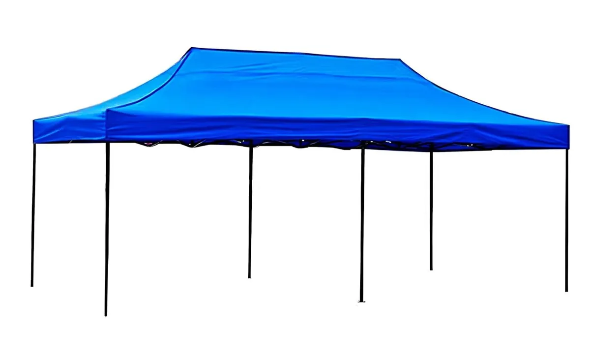 Expees - Pop Up Canopy Tent Commercial Instant Shelter Gazebo 3 x 6M - Blue
