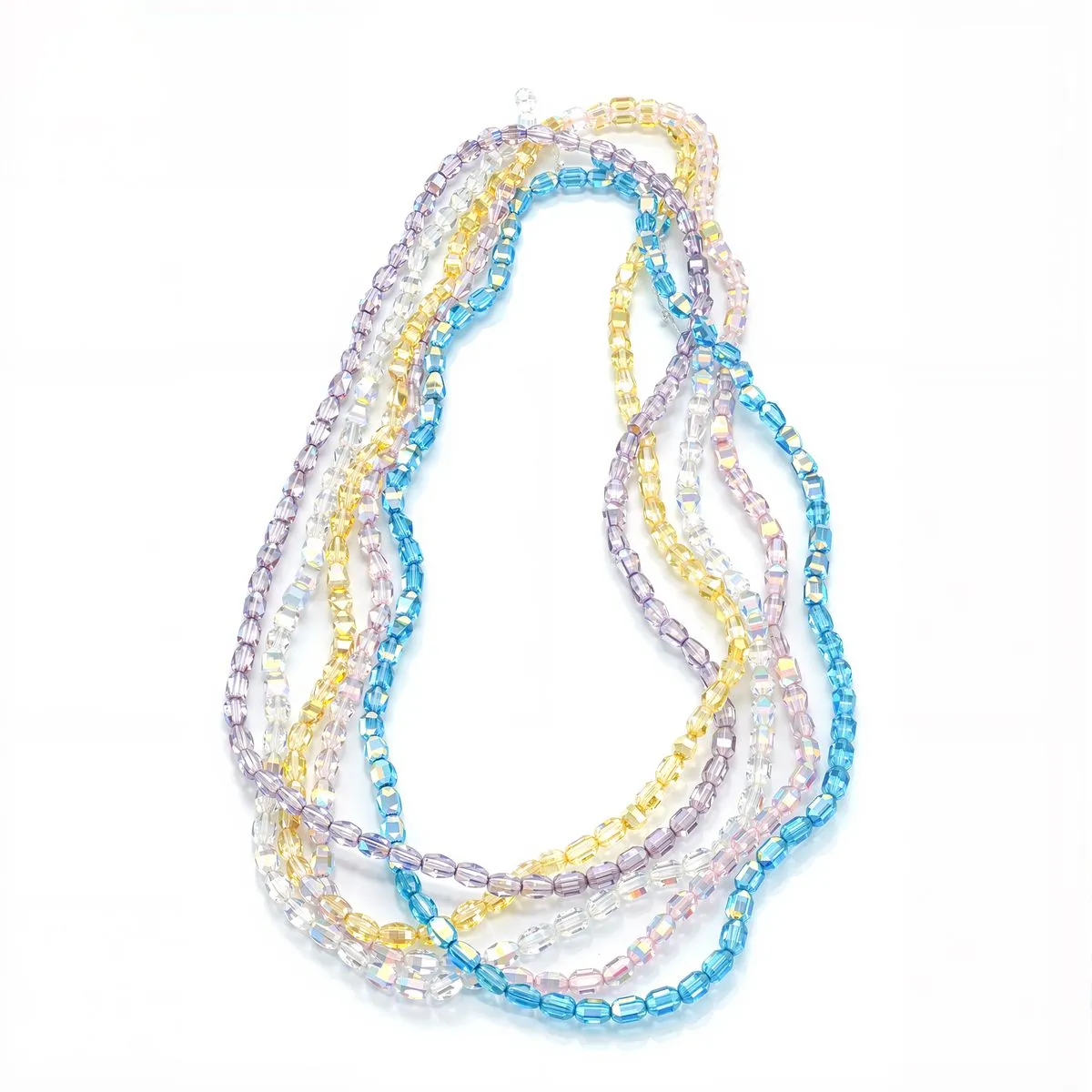 5pcs Crystal Beads Women's Jewelry Fashion Trend DIY Available Four Shapes - oval bead