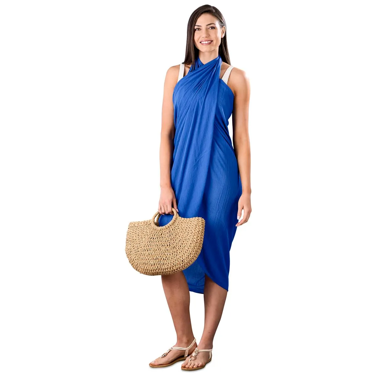 Hawaii Multifunction Sarong Set - Blue