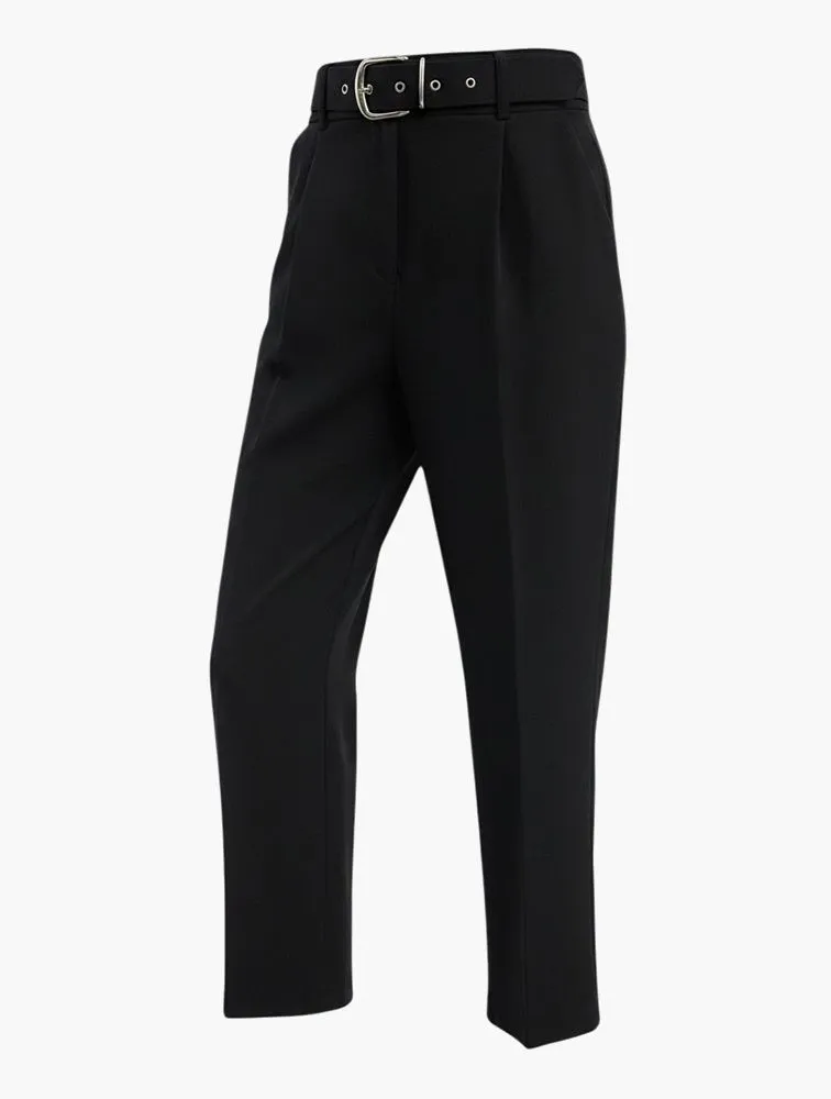 TRENDYOL Belted High Waist Tapered Pants