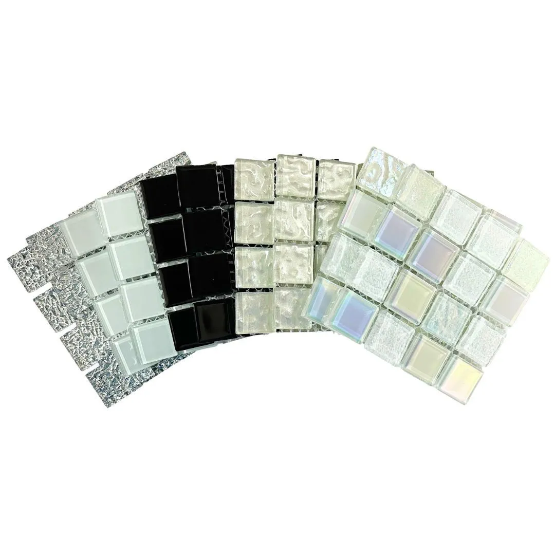 Mosaic Tiles Silver, Black and White (Craft Size Sheets)