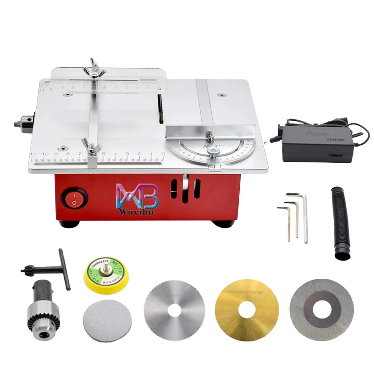 WOVIBO Mini Office Table Saw Electric Cutting Machine