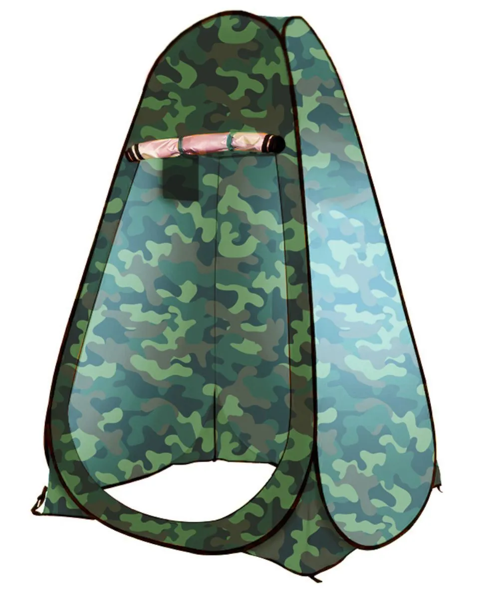 Olive Tree - Instant Outdoor Privacy / Shower Tent for Camping - Camo