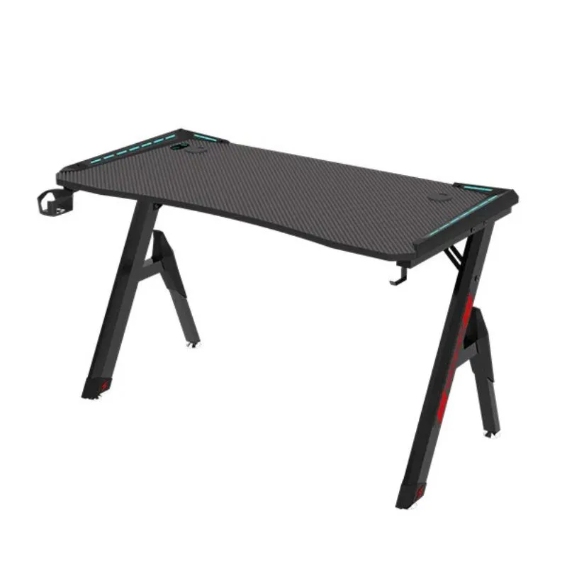 RGB Gaming Desk Office Desk Home table with Wireless Charging - Black