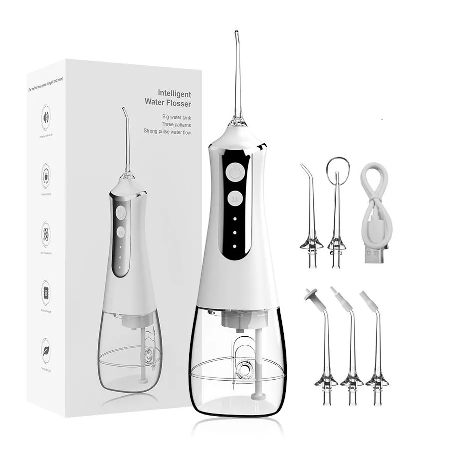Water Flosser for Teeth Cleaning, 5 Modes Cordless Oral Irrigator
