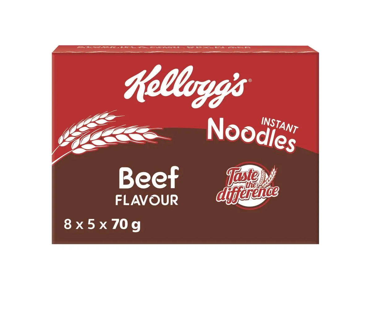 Kelloggs Noodles Beef 70g Multipack- Pack of 5x8