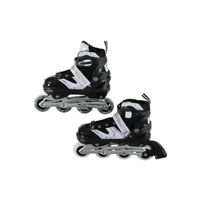 Wear Resistance Anti-slip Sport Adjustable Roller Skates Shoes 39-42 - Black