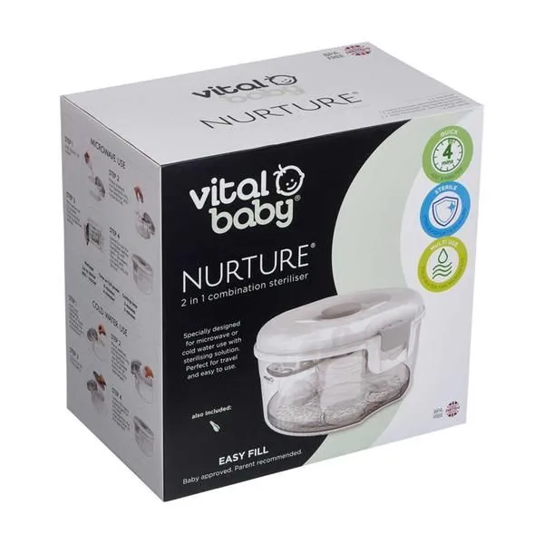 Vital Baby - Nurture 2 in 1 Combination Steriliser