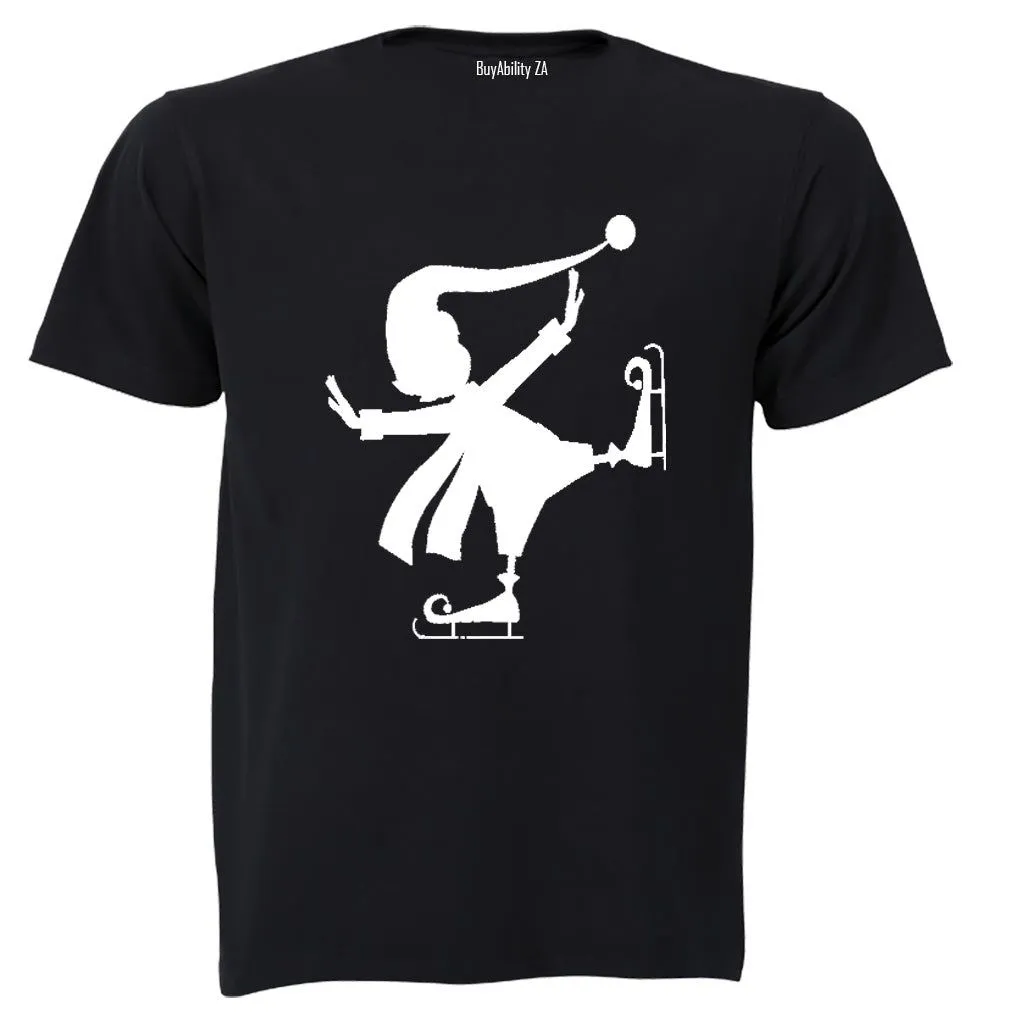 Ice Skating Elf! - Kids T-Shirt