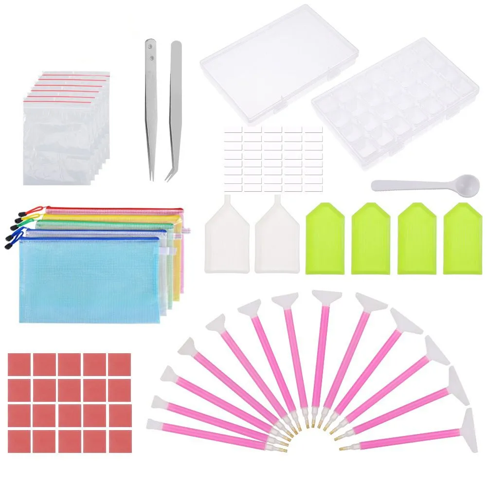 146 Pieces 5D Diamond Painting Accessories DIY Art Tools Kit