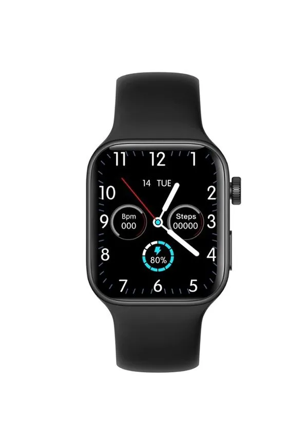 BD- Series 7 Exclusive Multifunction BT 5.0 Smart Watch 1.75" - Black