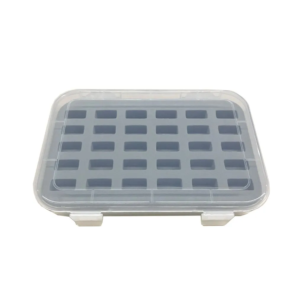 30 Slot Home Sewing Machine Bobbins Storage Box Bobbins Organizer Container