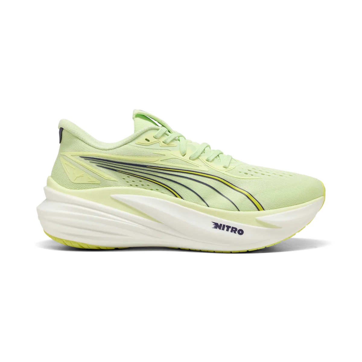 Puma Men's MagMax NITRO 2 Road Running Shoes - Apple Spritz/Lux Lime