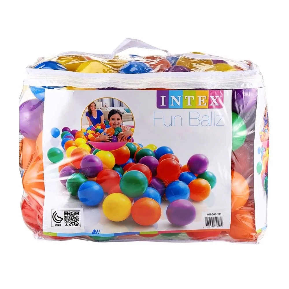 100 Pieces Colourful Plastic Pit Balls For Kids