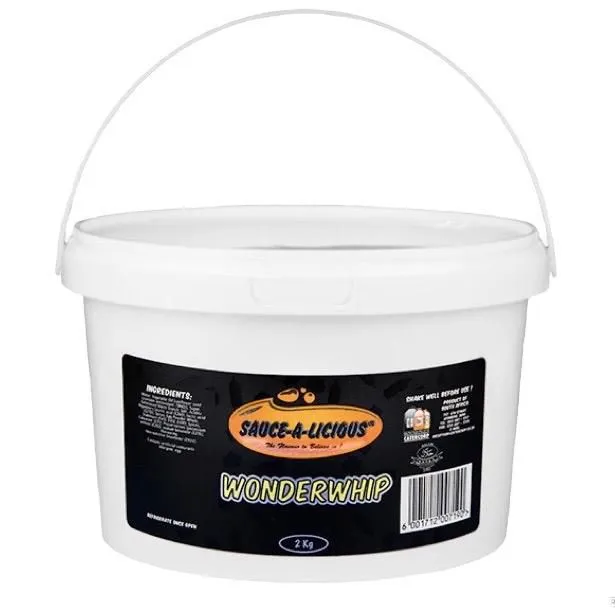 2 kg - Sauce-a-licious - Wonderwhip Sauce - Condiments & Sauce