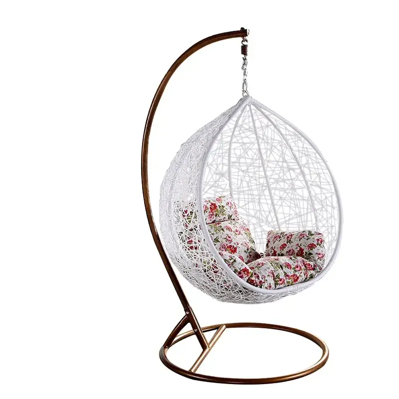 Hanging Chairs Patio / Garden / Balcony Swing Chairs - White Colour