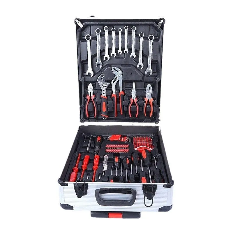 187-Piece Tool Set, Including Toolbox, Socket Wrench Set