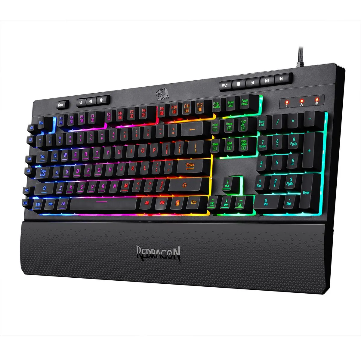 Redragon SHIVA Full RGB Keyboard - Black