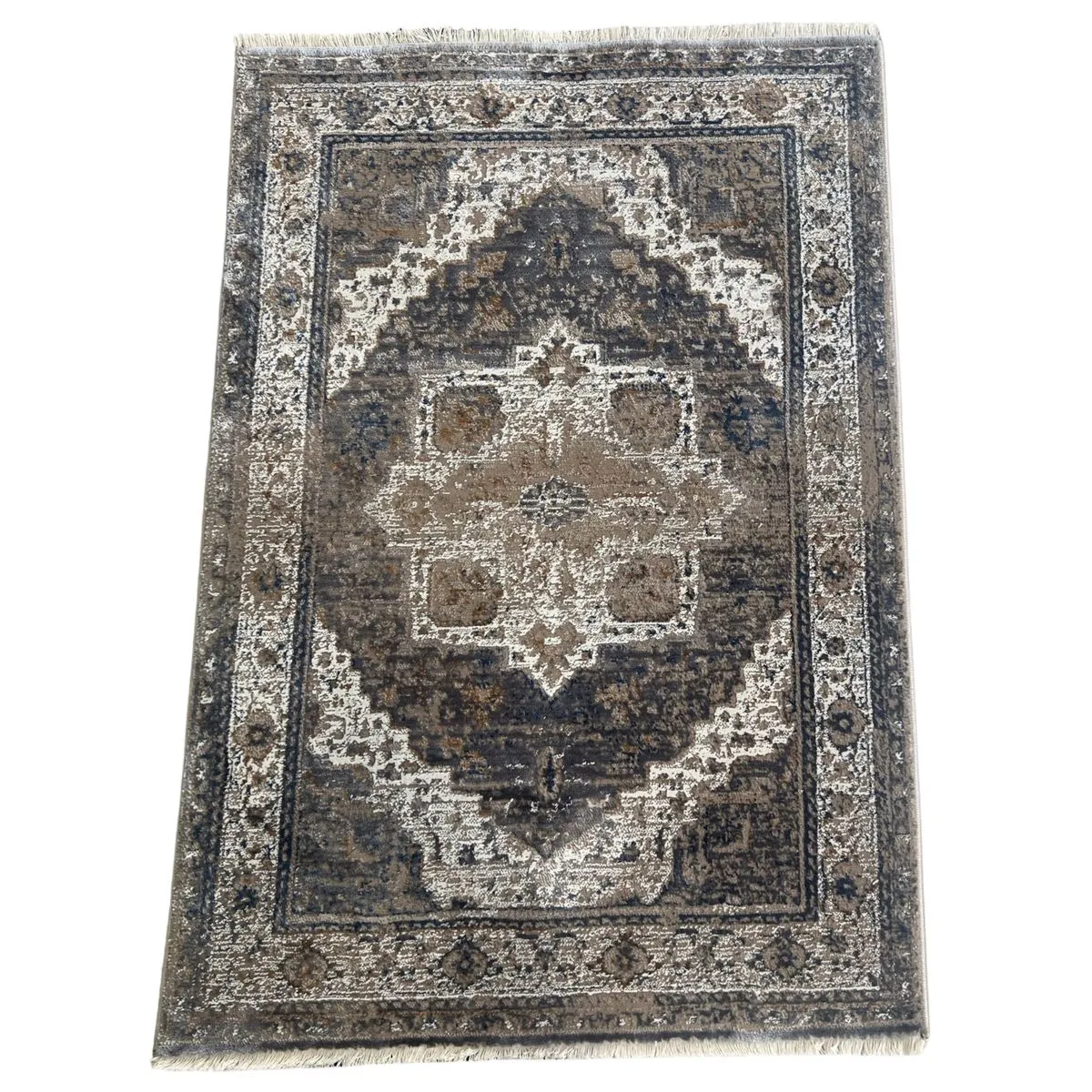 Aman Rugs - Floral Persian Style Beige Rug - 120 x 80 cm