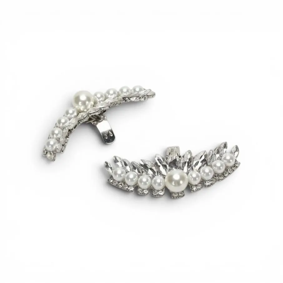 Stylish Rhinestone Shoe Charms for Women Detachab le Accessories 1 Pair