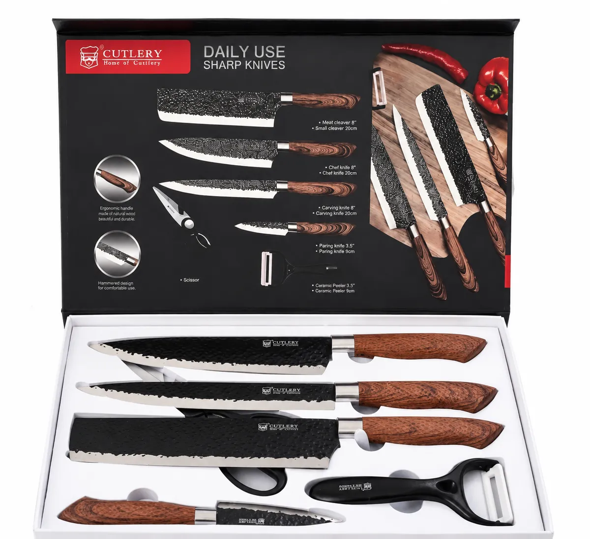 6-Piece Kitchen Knife Set
