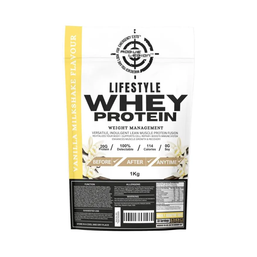 Rogue Legion Lifestyle Whey Protein -1kg - Vanilla Milkshake