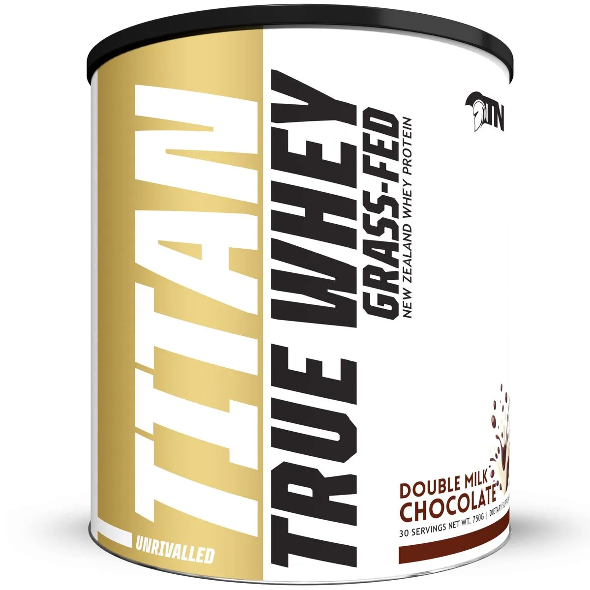 True Whey Grass Fed Protein, Double Milk Chocolate-30 Servings Net Wt.750g