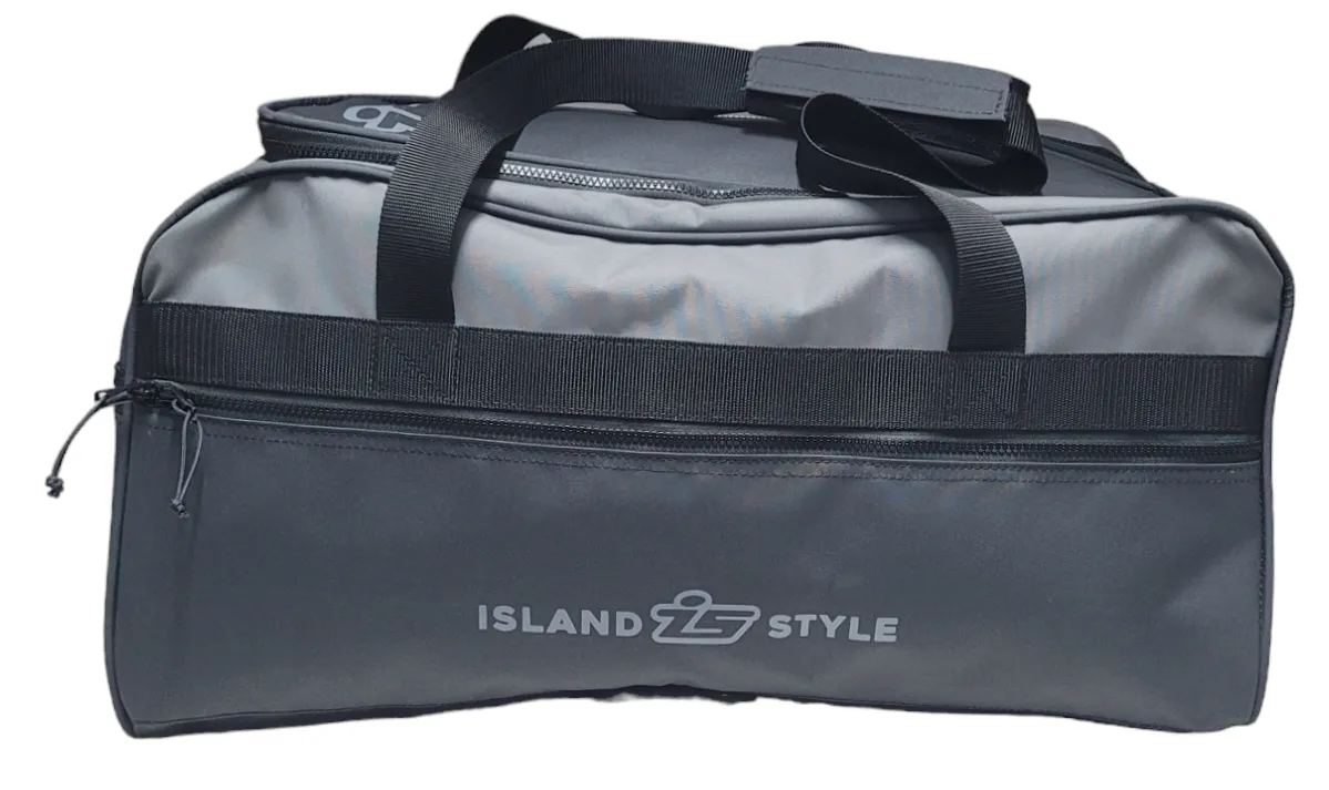 Island Style Da Traveler bag with 4x4 wheels (Charcoal / black)