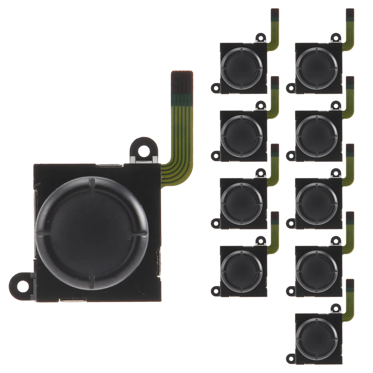 10 Pcs Replacement 3D Analog Rocker Joy Stick for Nintendo Switch