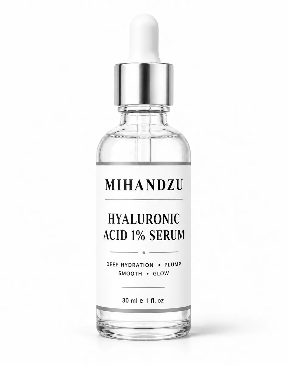 Hyaluronic Acid 1% Face Serum for Dry, Dehydrated & Dull Skin