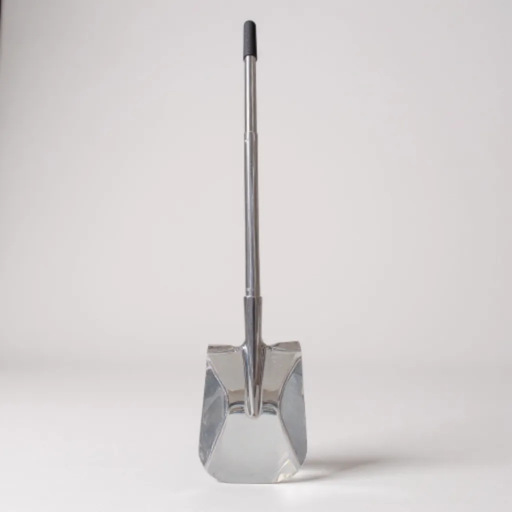 Stainless Steel Twist-Up Spade 122cm with Rubber Handle