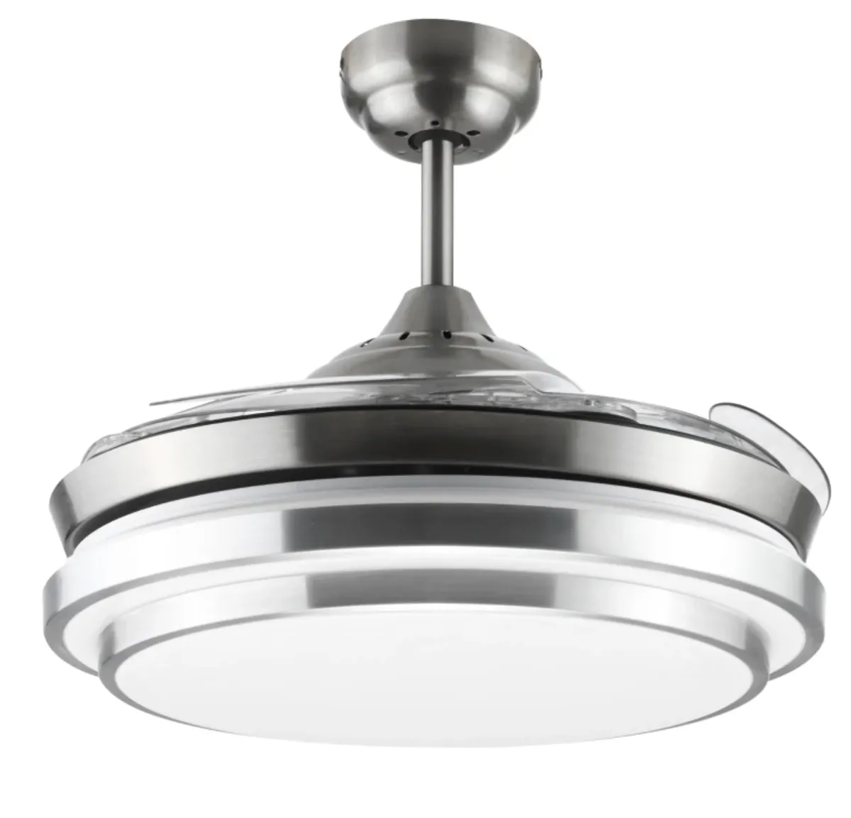 Compact 350mm Retractable Ceiling Fan With Remote Control