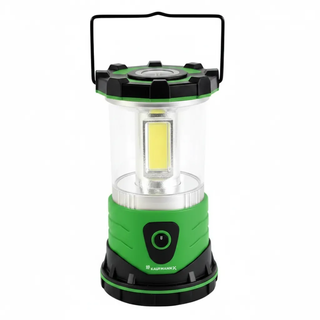 Kaufmann 2000 Lumen Rechargeable Camping Lantern - Portable & Durable
