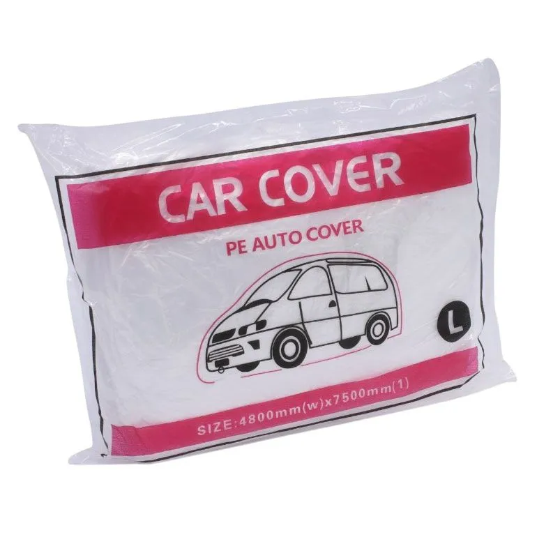 Disposable Plastic Car Cover - Large - 4800 x 7500mm