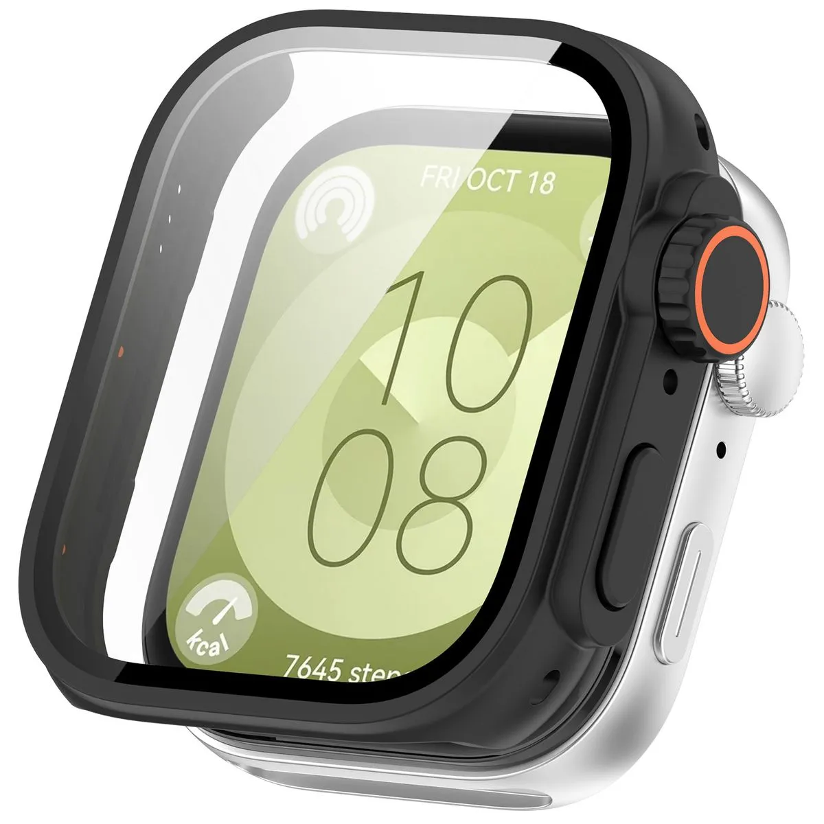 Full Protective Case Compatible with Huawei Fit 3 - Black