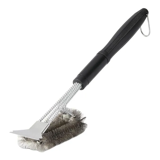 Barbecue Cleaning Brush , 45x9x9.50cm, Silver