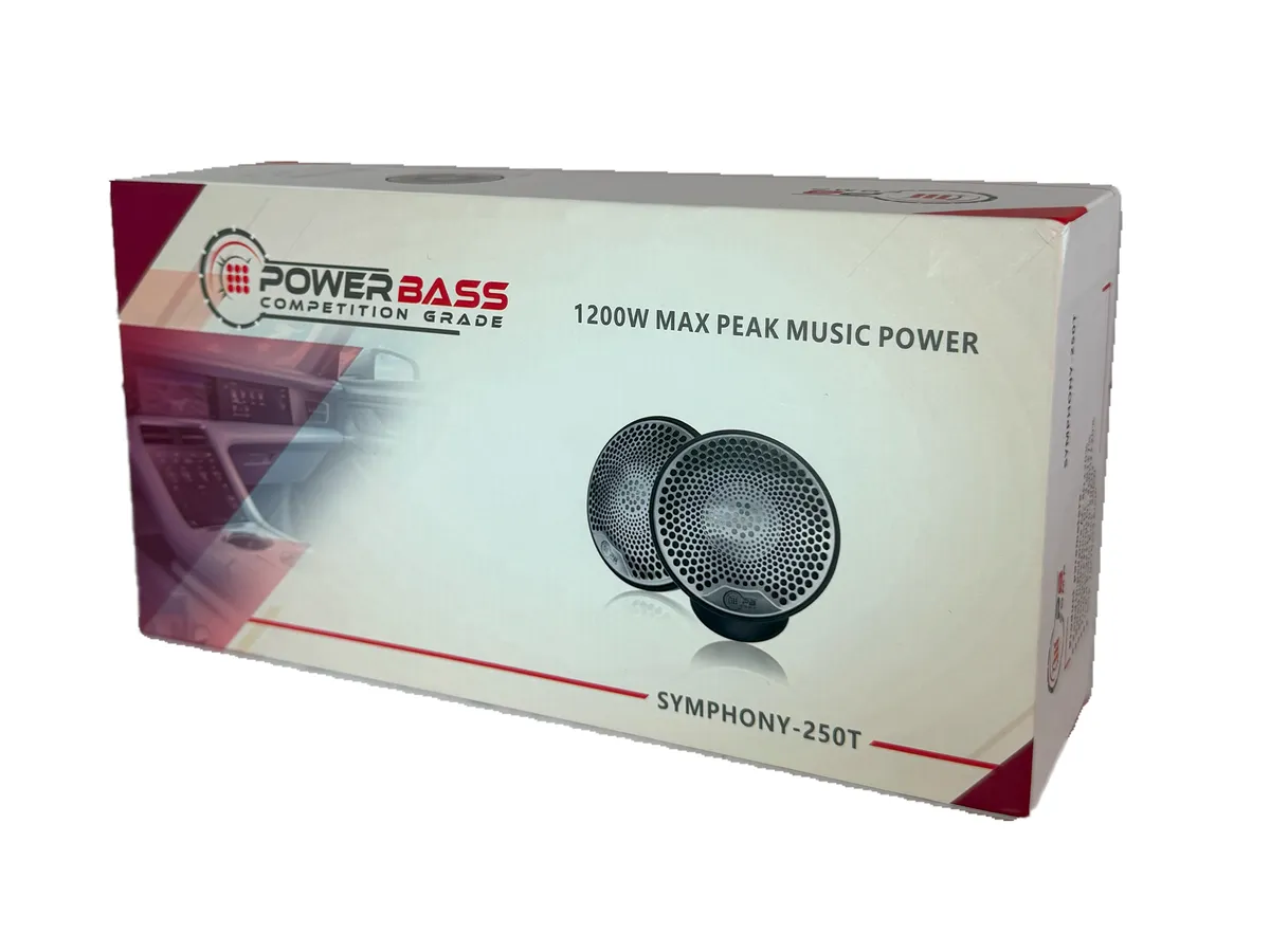 Powerbass SYMPHONY-250T 2.7" 80W RMS Aluminium SQ Dome Tweeter