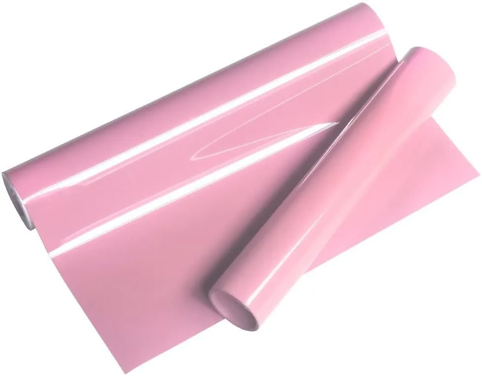 PU T-Shirt Transfer Vinyl - Plain Light Pink 61cm x 2m