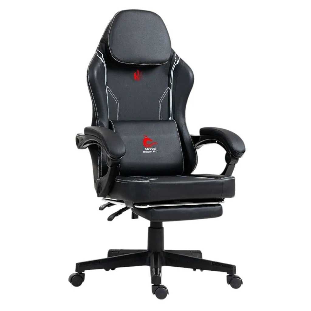 Minhaj Dragon Pro Gaming Chair - Rogue Red