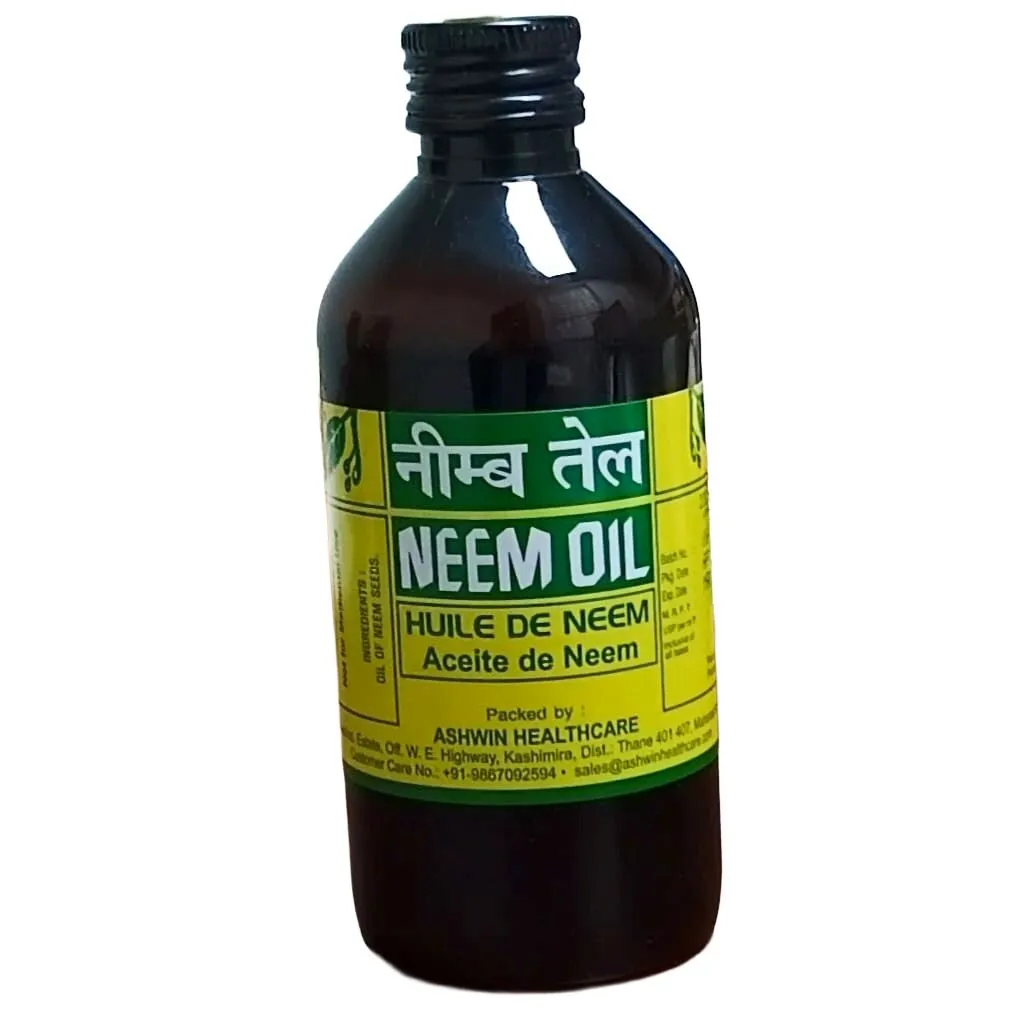 Pure Neem Oil - 200ml | Cold-Pressed | 100% Natural