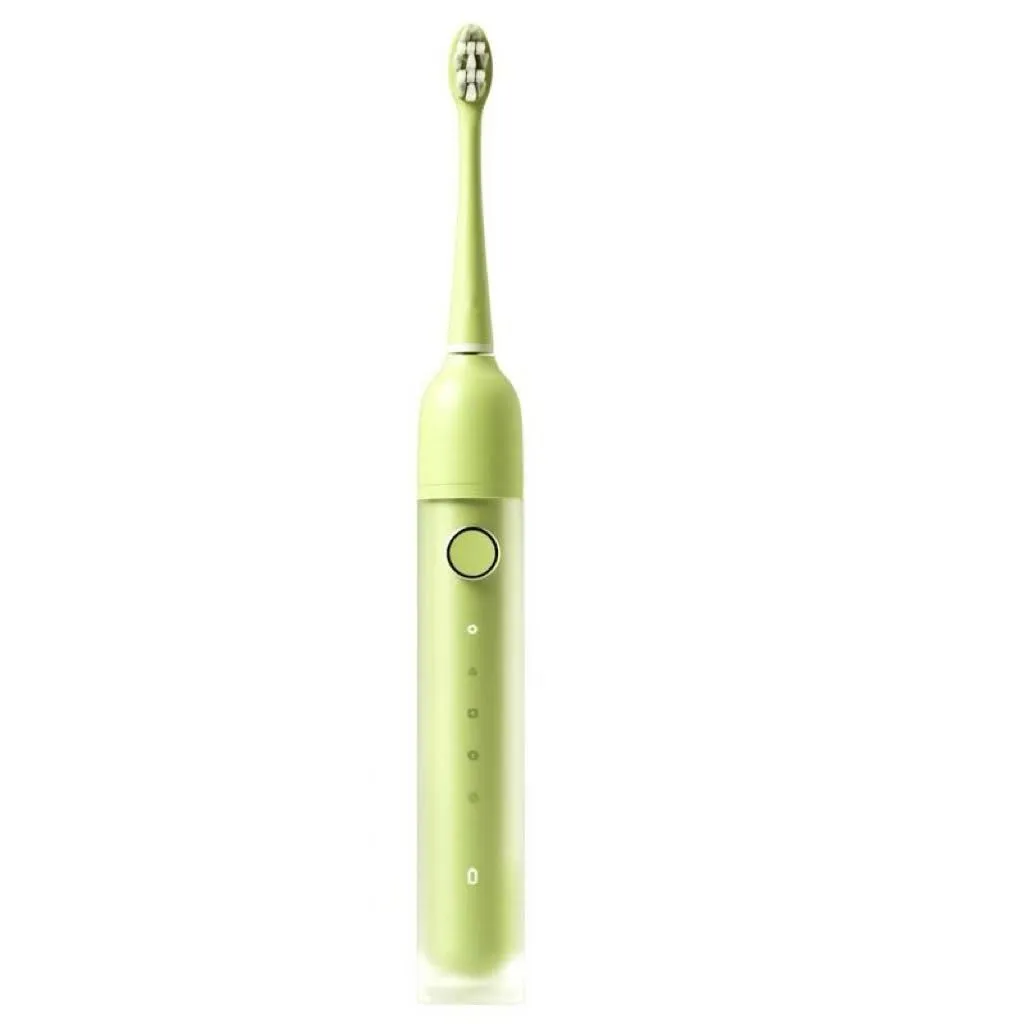 Fresh Avocado Green Sound Wave Electric Toothbrush - Multi-mode Smart Tooth