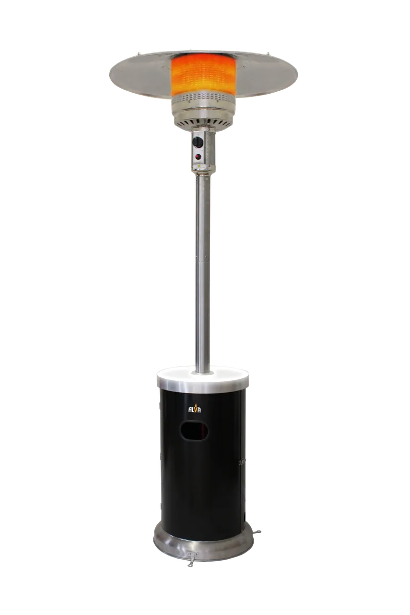 Alva Patio Heater with LED Illuminated Table