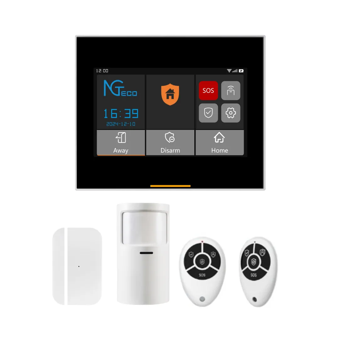 NGTeco Smart Home Alarm Kit, 4G, WiFi, Touch Screen, Sensors Included