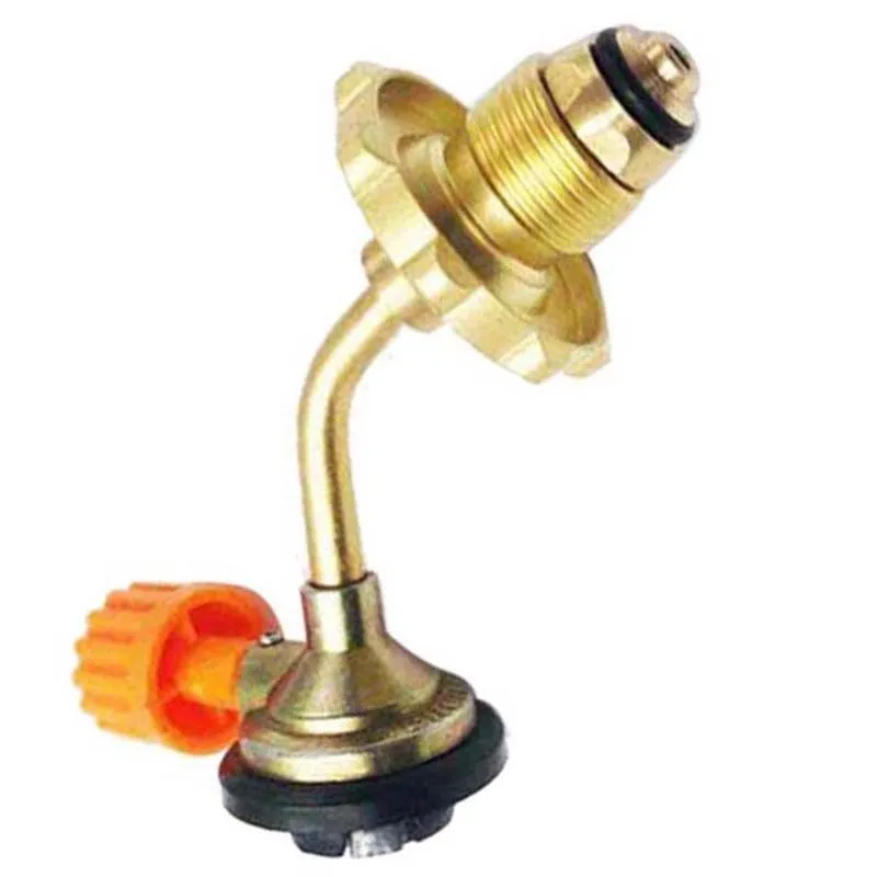Outdoor Camping Butane Cylinder Fuel Tank Filler Connector Adapter